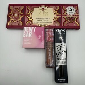 Laura Geller Pallet, NYX Eyeliner, Crème X Hello Kitty, Kaja, Multi Balm